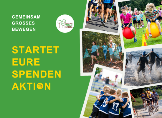 Starte deine Spendenaktion!