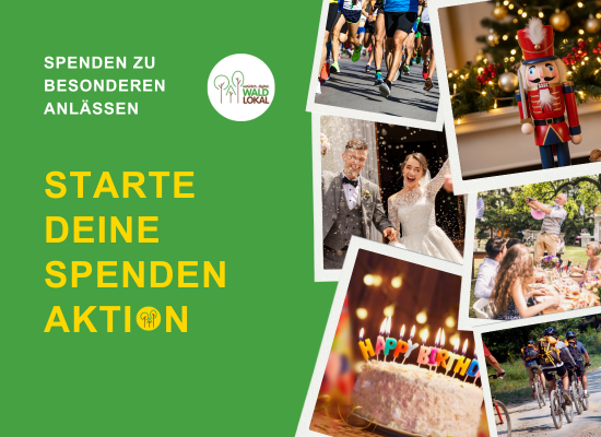 Starte deine Spendenaktion!